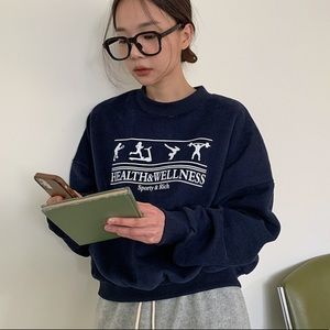 sporty and rich sweatshirt